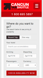 Mobile Screenshot of cancuntaxishuttle.com